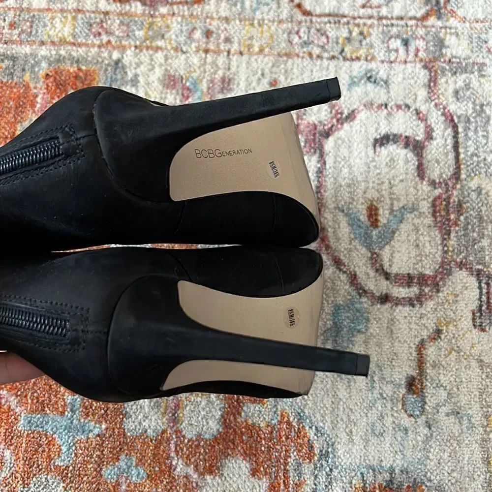 BCBGeneration Black Heeled Booties  - Picture 7 of 8